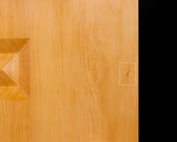 Board craftsman Mr. YOSHIDA made Hyuga Kaya Go board with legs "Ten-masa" 4.1-Sun (thick about 125 mm) No.74029F *Off-spec