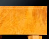 601-YDB-01 Board craftsman Mr. Torayoshi YOSHIDA made Hyuga Kaya Go Board with Legs Tenchi-masa 5.3-Sun (about 161 mm thick) No.74030F