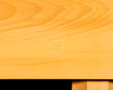 601-YDB-01 Board craftsman Mr. Torayoshi YOSHIDA made Hyuga Kaya Go Board with Legs Tenchi-masa 5.3-Sun (about 161 mm thick) No.74030F