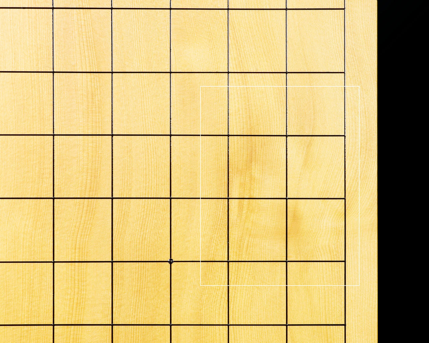 盤師 吉田寅義製作 日向榧脚付碁盤 天柾 5.0寸 No.74031F ＊タイトル戦