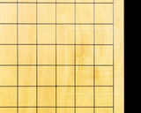 NBC-608-01 盤師 吉田寅義製作 日向榧脚付碁盤 天柾 5.0寸 No.74031F ＊タイトル戦使用盤 色紙、盤由来書付属
