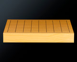 Board craftsman Mr.Miura of Yachimata Gobanten made Japan grown Hon-Kaya 9*9-ro Table Go board Ten-masa (Masame) 0.9-sun / 30 mm thick 2-piece composition board Haguruma-mori finish lines No.75001