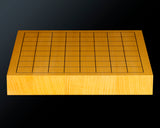 Board craftsman Mr.Miura of Yachimata Gobanten made Japan grown Hon-Kaya 9*9-ro Table Go board Ten-masa (Masame) 0.9-sun / 29 mm thick 4-piece composition board Haguruma-mori finish lines No.75002