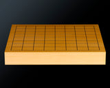 Board craftsman Mr.Miura of Yachimata Gobanten made Japan grown Hon-Kaya 9*9-ro Table Go board Ten-masa (Masame) 0.9-sun / 29 mm thick 4-piece composition board Haguruma-mori finish lines No.75002