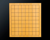Board craftsman Mr.Miura of Yachimata Gobanten made Japan grown Hon-Kaya 9*9-ro Table Go board Ten-masa (Masame) 0.9-sun / 29 mm thick 4-piece composition board Haguruma-mori finish lines No.75002