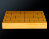Board craftsman Mr.Miura of Yachimata Gobanten made Japan grown Hon-Kaya 9*9-ro Table Go board Ten-masa (Masame) 0.9-sun / 29 mm thick 2-piece composition board Haguruma-mori finish lines No.75003