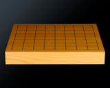 Board craftsman Mr.Miura of Yachimata Gobanten made Japan grown Hon-Kaya 9*9-ro Table Go board Ten-masa (Masame) 0.9-sun / 29 mm thick 2-piece composition board Haguruma-mori finish lines No.75003