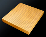Board craftsman Mr.Miura of Yachimata Gobanten made Japan grown Hon-Kaya Table Go board Ten-masa (Masame) 2.0-sun / 61 mm thick 4-piece composition board Haguruma-mori finish lines No.75004