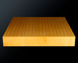 Board craftsman Mr.Miura of Yachimata Gobanten made Japan grown Hon-Kaya Table Go board Ten-masa (Masame) 2.0-sun / 61 mm thick 4-piece composition board Haguruma-mori finish lines No.75004