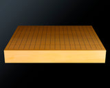 Board craftsman Mr.Miura of Yachimata Gobanten made Japan grown Hon-Kaya Table Go board Ten-masa (Masame) 2.0-sun / 61 mm thick 4-piece composition board Haguruma-mori finish lines No.75004