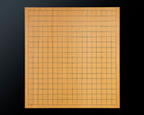 Board craftsman Mr.Miura of Yachimata Gobanten made Japan grown Hon-Kaya Table Go board Ten-masa (Masame) 2.0-sun / 61 mm thick 4-piece composition board Haguruma-mori finish lines No.75004