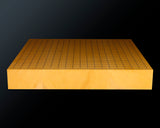 Board craftsman Mr.Miura of Yachimata Gobanten made Japan grown Hon-Kaya Table Go board Ten-masa (Masame) 2.0-sun / 61 mm thick 5-piece composition board Haguruma-mori finish lines No.75006