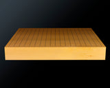 Board craftsman Mr.Miura of Yachimata Gobanten made Japan grown Hon-Kaya Table Go board Ten-masa (Masame) 2.0-sun / 61 mm thick 5-piece composition board Haguruma-mori finish lines No.75006
