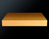 Board craftsman Mr.Miura of Yachimata Gobanten made Japan grown Hon-Kaya Table Go board Ten-masa (Masame) 1.9-sun / 60 mm thick 4-piece composition board Haguruma-mori finish lines No.75007