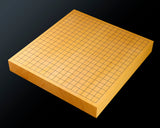 Board craftsman Mr.Miura of Yachimata Gobanten made Japan grown Hon-Kaya Table Go board Ten-masa (Masame) 1.9-sun / 60 mm thick 4-piece composition board Haguruma-mori finish lines No.75010
