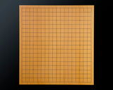 Board craftsman Mr.Miura of Yachimata Gobanten made Japan grown Hon-Kaya Table Go board Ten-masa (Masame) 1.9-sun / 60 mm thick 4-piece composition board Haguruma-mori finish lines No.75010