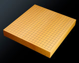Board craftsman Mr.Miura of Yachimata Gobanten made Japan grown Hon-Kaya Table Go board Ten-masa (Masame) 2.0-sun / 61 mm thick 4-piece composition board Haguruma-mori finish lines No.75011