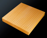 Board craftsman Mr.Miura of Yachimata Gobanten made Japan grown Hon-Kaya Table Go board Ten-masa (Masame) 2.0-sun / 61 mm thick 4-piece composition board Haguruma-mori finish lines No.75012