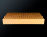 Board craftsman Mr.Miura of Yachimata Gobanten made Japan grown Hon-Kaya Table Go board Ten-masa (Masame) 2.0-sun / 61 mm thick 4-piece composition board Haguruma-mori finish lines No.75012
