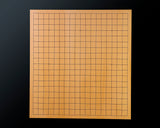 Board craftsman Mr.Miura of Yachimata Gobanten made Japan grown Hon-Kaya Table Go board Ten-masa (Masame) 2.0-sun / 61 mm thick 4-piece composition board Haguruma-mori finish lines No.75012