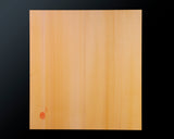Board craftsman Mr.Miura of Yachimata Gobanten made Japan grown Hon-Kaya Table Go board Ten-masa (Masame) 2.0-sun / 61 mm thick 4-piece composition board Haguruma-mori finish lines No.75012