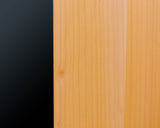 Board craftsman Mr.Miura of Yachimata Gobanten made Japan grown Hon-Kaya Table Go board Ten-masa (Masame) 2.0-sun / 61 mm thick 4-piece composition board Haguruma-mori finish lines No.75012