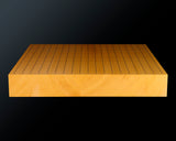 Board craftsman Mr.Miura of Yachimata Gobanten made Japan grown Hon-Kaya Table Go board Ten-masa (Masame) 2.0-sun / 61 mm thick 4-piece composition board Haguruma-mori finish lines No.75013