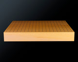 Board craftsman Mr.Miura of Yachimata Gobanten made Japan grown Hon-Kaya Table Go board Ten-masa (Masame) 2.0-sun / 61 mm thick 4-piece composition board Haguruma-mori finish lines No.75013
