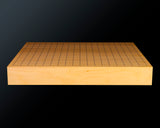 Board craftsman Mr.Miura of Yachimata Gobanten made Japan grown Hon-Kaya Table Go board Ten-masa (Masame) 1.9-sun / 60 mm thick 5-piece composition board Haguruma-mori finish lines No.75014