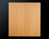 Board craftsman Mr.Miura of Yachimata Gobanten made Japan grown Hon-Kaya Table Go board Ten-masa (Masame) 1.9-sun / 60 mm thick 5-piece composition board Haguruma-mori finish lines No.75014