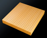 Board craftsman Mr.Miura of Yachimata Gobanten made Japan grown Hon-Kaya Table Go board Ten-masa (Masame) 2.0-sun / 61 mm thick 4-piece composition board Haguruma-mori finish lines >*Off-spec No.75015