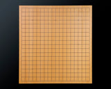 Board craftsman Mr.Miura of Yachimata Gobanten made Japan grown Hon-Kaya Table Go board Ten-masa (Masame) 2.0-sun / 61 mm thick 4-piece composition board Haguruma-mori finish lines >*Off-spec No.75015