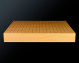 Board craftsman Mr.Miura of Yachimata Gobanten made Japan grown Hon-Kaya Table Go board Ten-masa (Masame) 1.9-sun / 59 mm thick 4-piece composition board Haguruma-mori finish lines No.75016