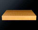Board craftsman Mr.Miura of Yachimata Gobanten made Japan grown Hon-Kaya Table Go board Ten-masa (Masame) 1.9-sun / 59 mm thick 4-piece composition board Haguruma-mori finish lines No.75016
