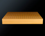 Board craftsman Mr.Miura of Yachimata Gobanten made Japan grown Hon-Kaya Table Go board Ten-masa (Masame) 1.9-sun / 59 mm thick 3-piece composition board Haguruma-mori finish lines No.75017