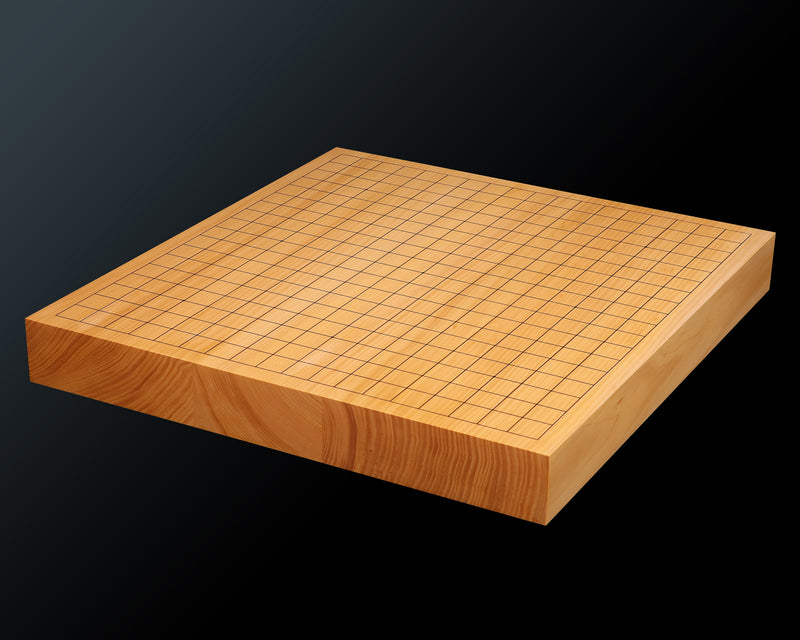 Hyuga-kaya Table Go Board Masame 1.7-Sun (about 53mm thick) 3-piece composition board No.76682