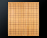 日向榧卓上碁盤 柾目 1.9寸 2枚接ぎ No.76685