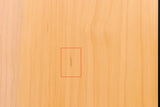 日向榧卓上碁盤 柾目 1.9寸 3枚接ぎ No.76706