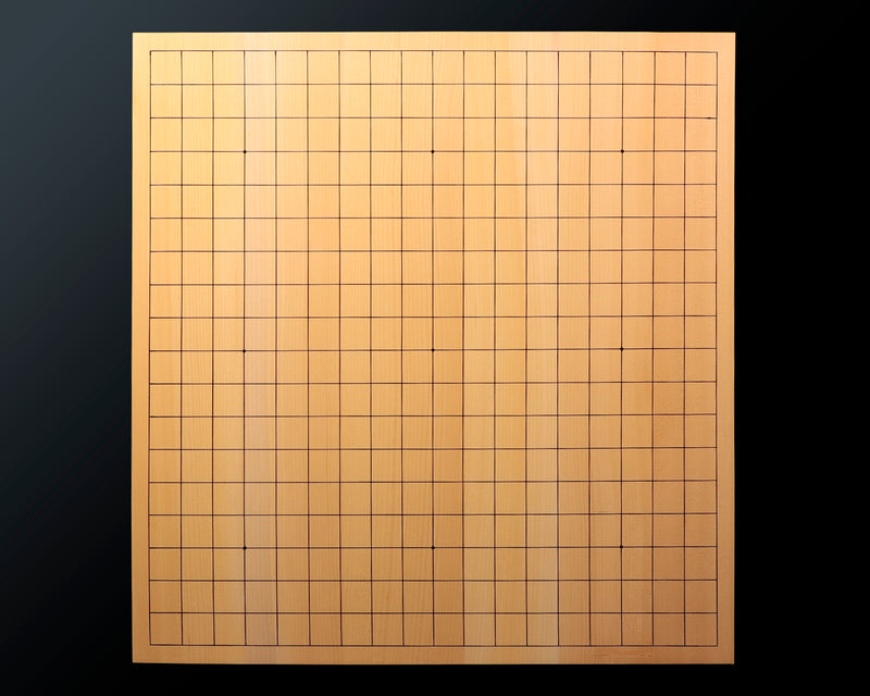 日向榧卓上碁盤 柾目 1.9寸 6枚接ぎ No.76938
