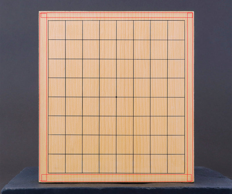 Gold leaf finish Go board, Go Bowls "煌 KIRAMEKI" 9X9 Go Board 3-Piece Go Set 406-GLS-02