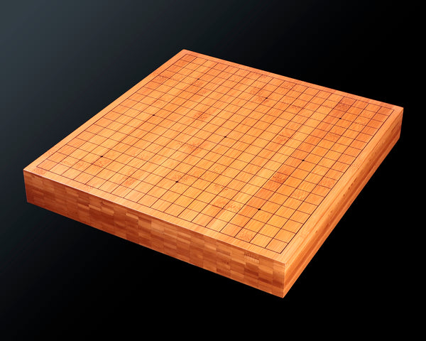 Bamboo laminated wood made 1.9-Sun (about 60 mm thick) table Go board No.76968 *Used / Off-spec