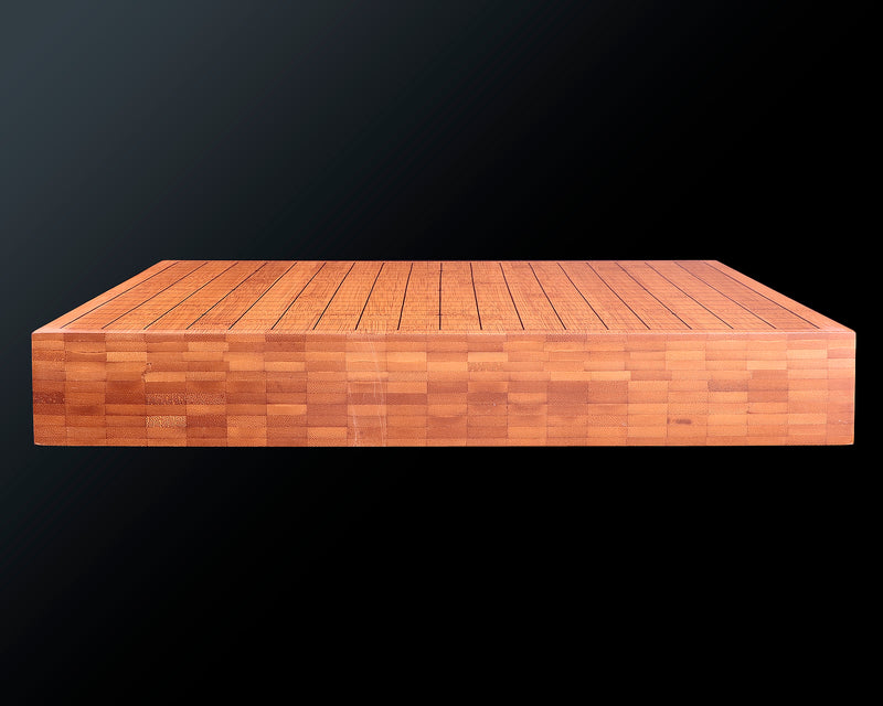 Bamboo laminated wood made 1.9-Sun (about 60 mm thick) table Go board No.76968 *Used / Off-spec