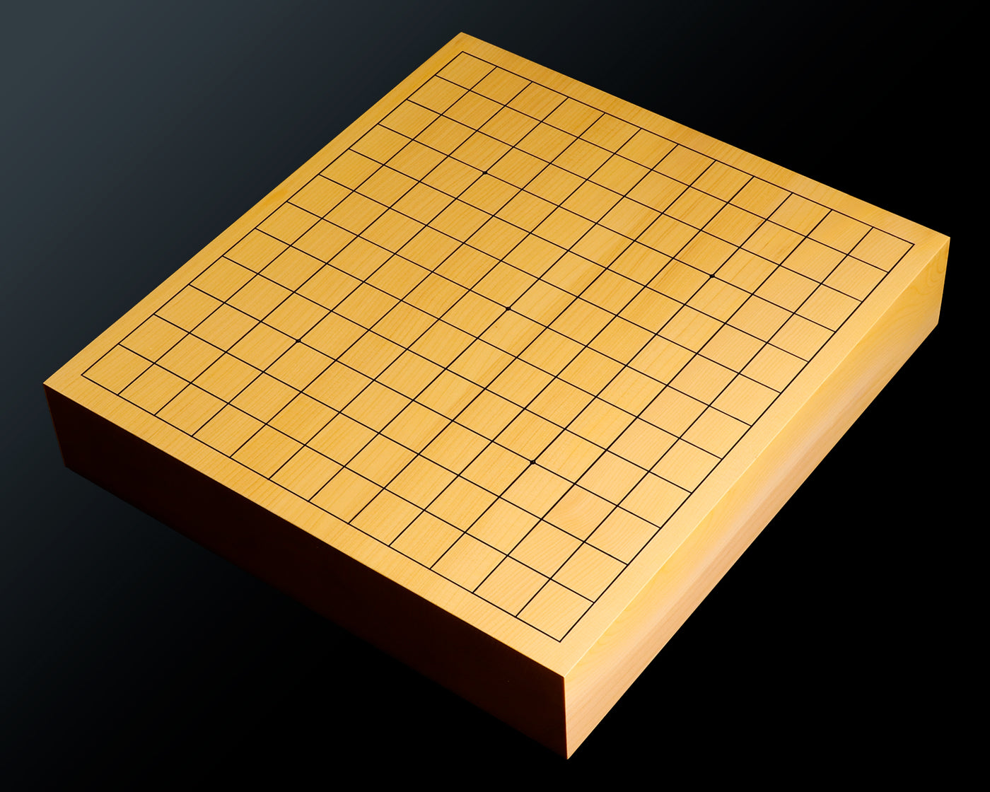 日向榧卓上13/9路碁盤 天柾 1.8寸 4枚接ぎ No.76979 ＊太刀盛り仕上げ