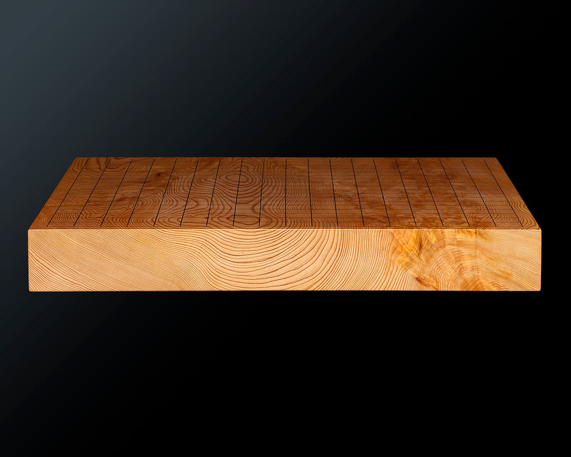 Contemporary Master Go board Craftsman Mr.Kumasu made Yakusugi(Yakushima Cedar) table Go board Ki-ura 1.7-sun(thickness: approx. 52 mm) No.76987F