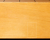 Contemporary Master Go board Craftsman Mr.Kumasu made Yakusugi(Yakushima Cedar) table Go board Ki-ura 1.7-sun(thickness: approx. 52 mm) No.76987F