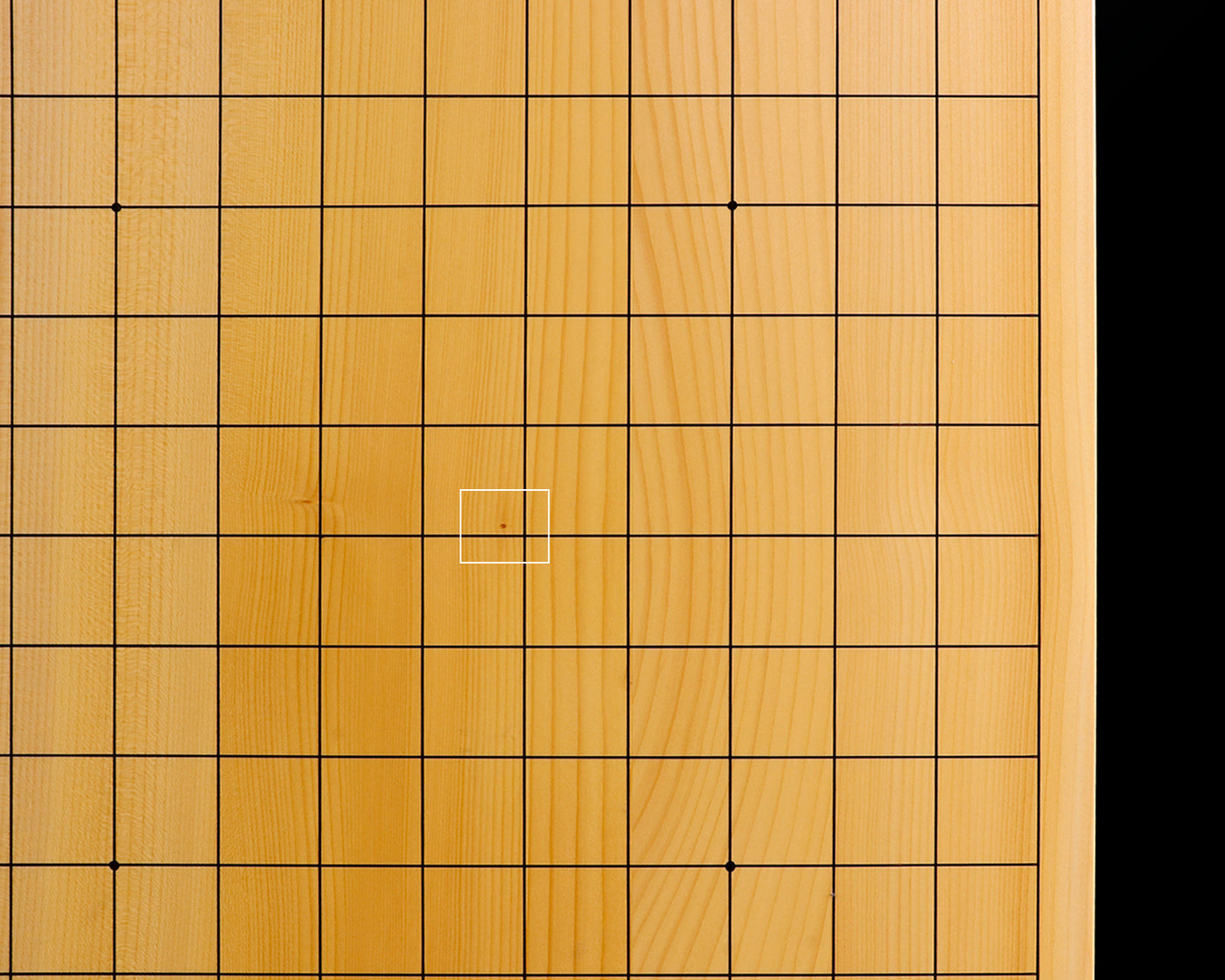 Hyuga-kaya Table Go Board Ten-masa 1.7-Sun (about 55mm thick) 7-piece –  kurokigoishiten