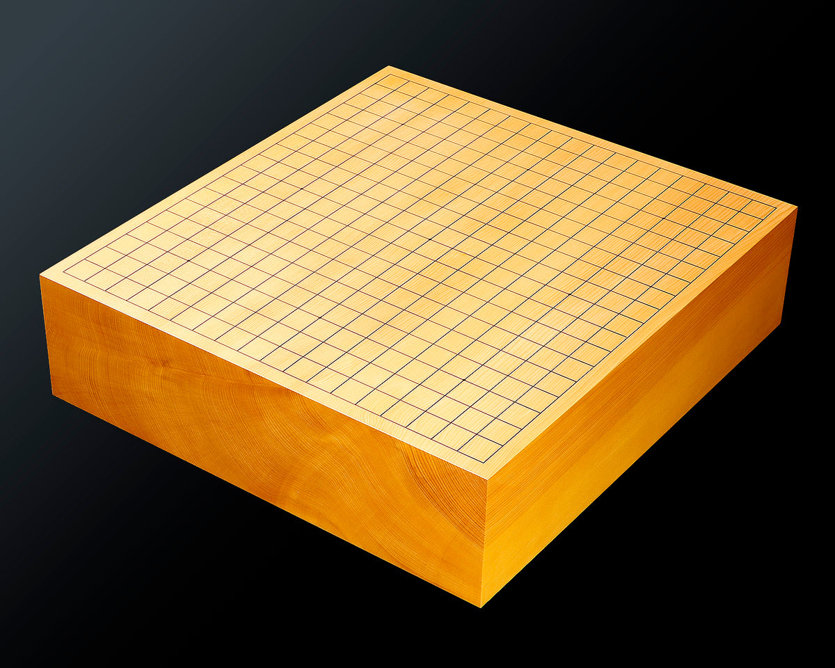 【美品】卓上碁盤　天然木 楽天市場】榧の本場宮崎県日向産本榧2寸4分ハギ卓上将棋盤 MS32 弾力性