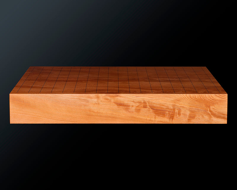 Contemporary Master Go board Craftsman Mr.Kumasu made Yakusugi(Yakushima Cedar) table Go board with figured grain 2.1-Sun(thickness: approx. 64 mm) No.77011F *Off-spec