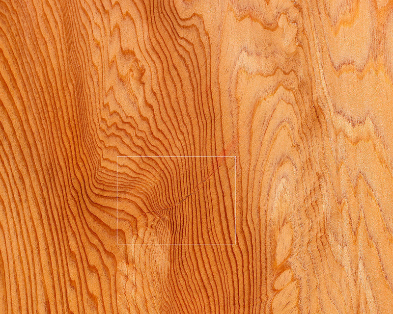 Contemporary Master Go board Craftsman Mr.Kumasu made Yakusugi(Yakushima Cedar) table Go board with figured grain 2.1-Sun(thickness: approx. 64 mm) No.77011F *Off-spec