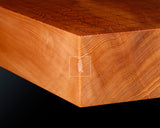 Contemporary Master Go board Craftsman Mr.Kumasu made Yakusugi(Yakushima Cedar) table Go board with figured grain 2.1-Sun(thickness: approx. 64 mm) No.77011F *Off-spec